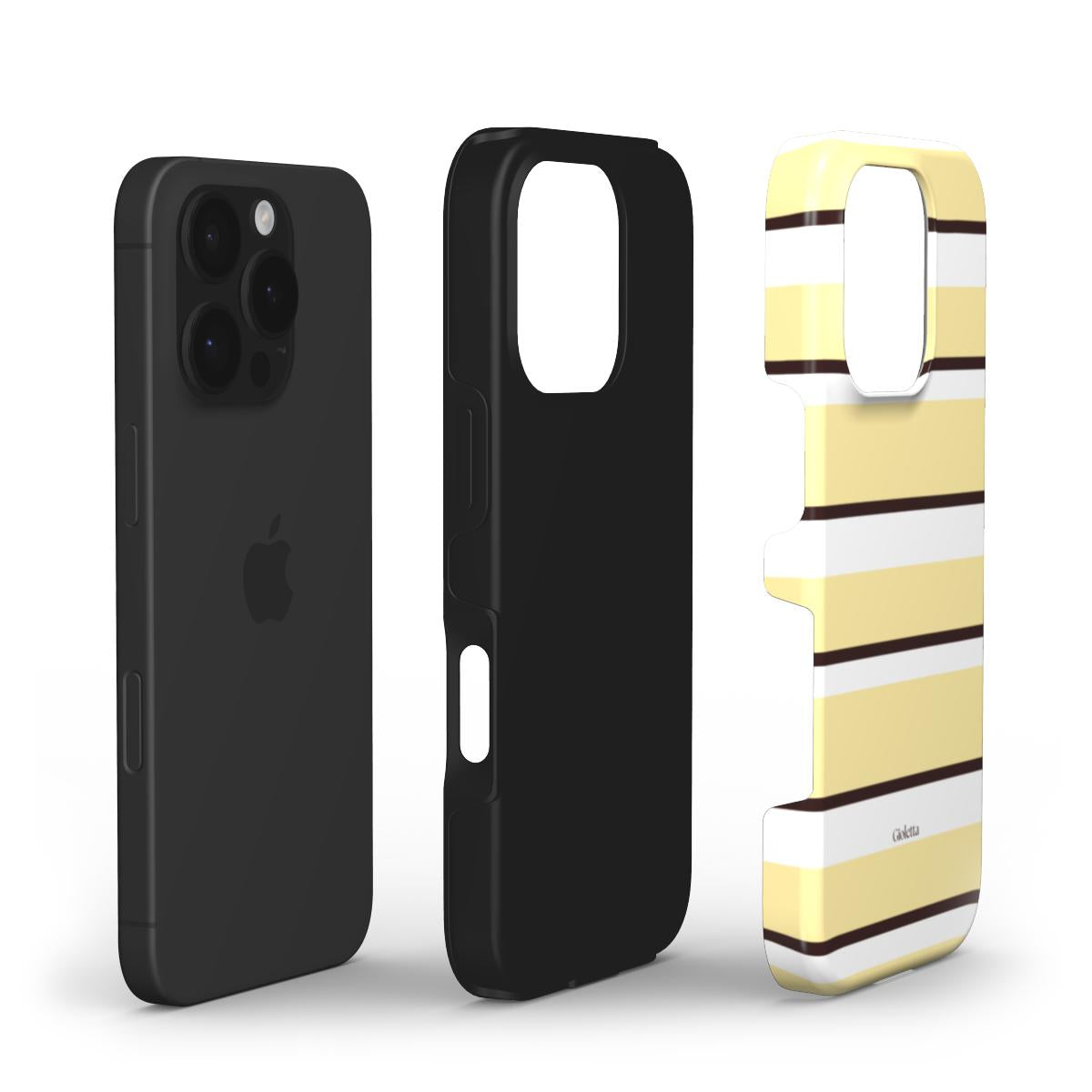 Funda de móvil Tough Case - Buttercream Stripes Podbase