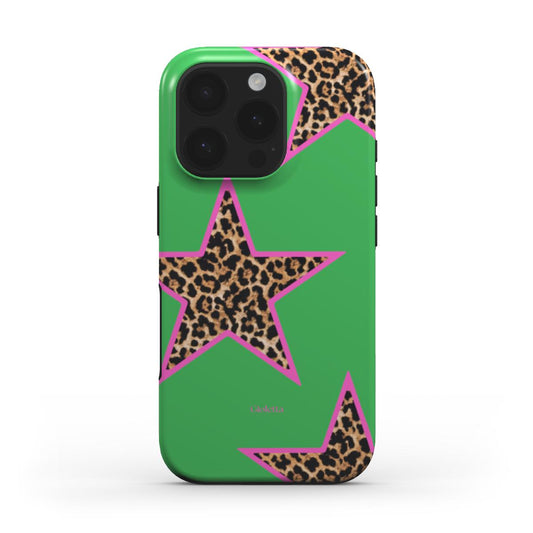 Funda de móvil Tough Case - Neon Green Wildstar Animal Print Podbase