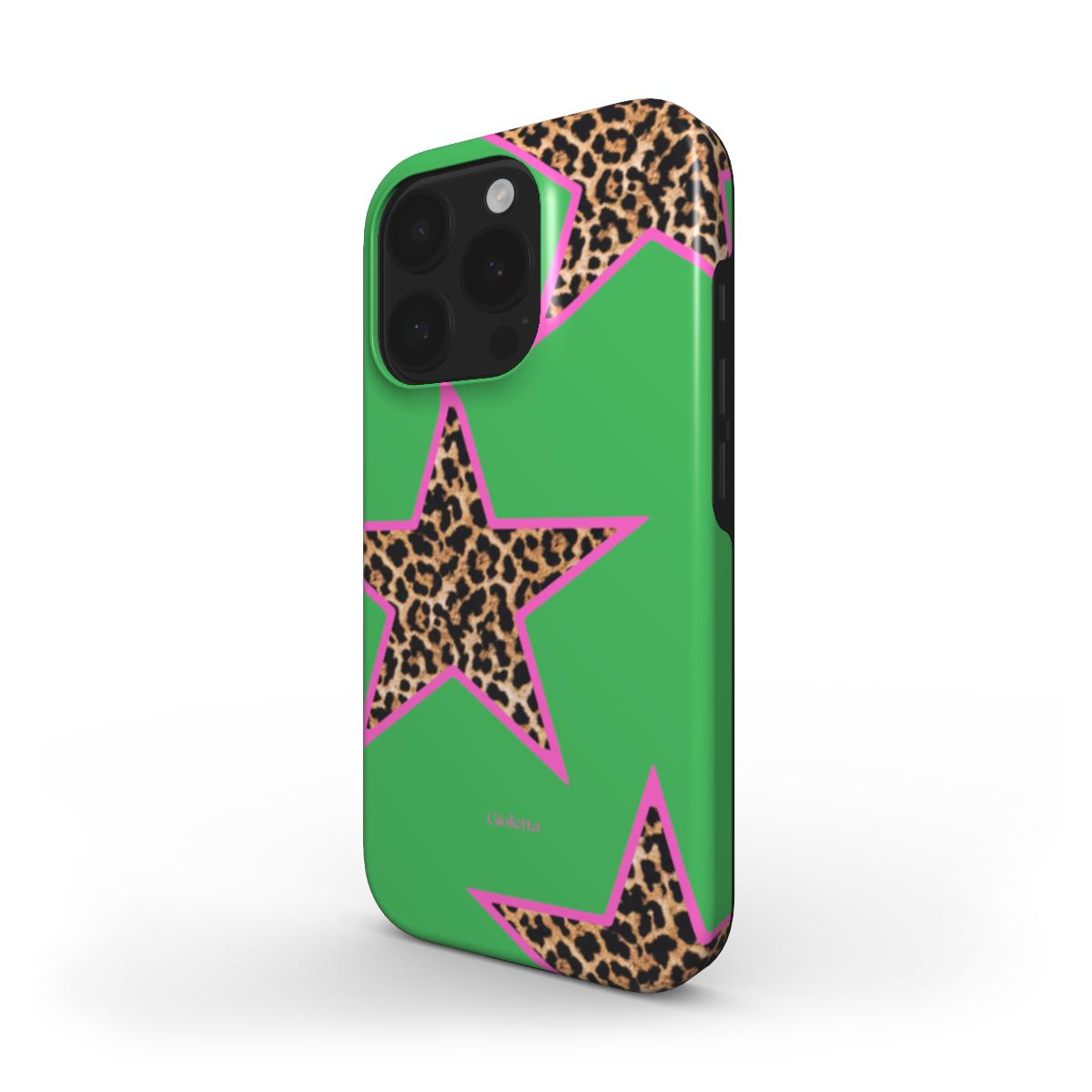Funda de móvil Tough Case - Neon Green Wildstar Animal Print Podbase