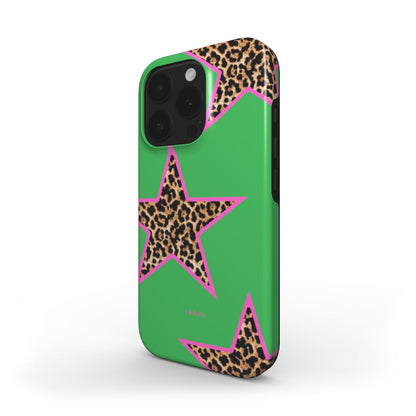 Funda de móvil Tough Case - Neon Green Wildstar Animal Print Podbase