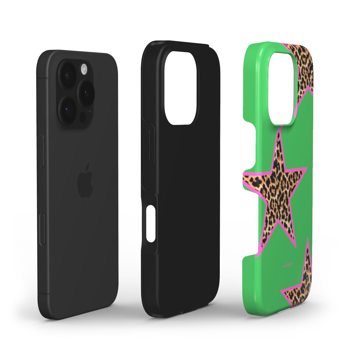 Funda de móvil Tough Case - Neon Green Wildstar Animal Print Podbase