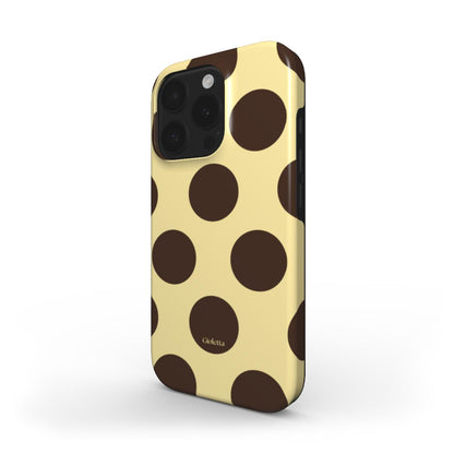 Funda de móvil Tough Case - Butter yellow brown dots Podbase
