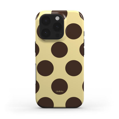 Funda de móvil Tough Case - Butter yellow brown dots Podbase