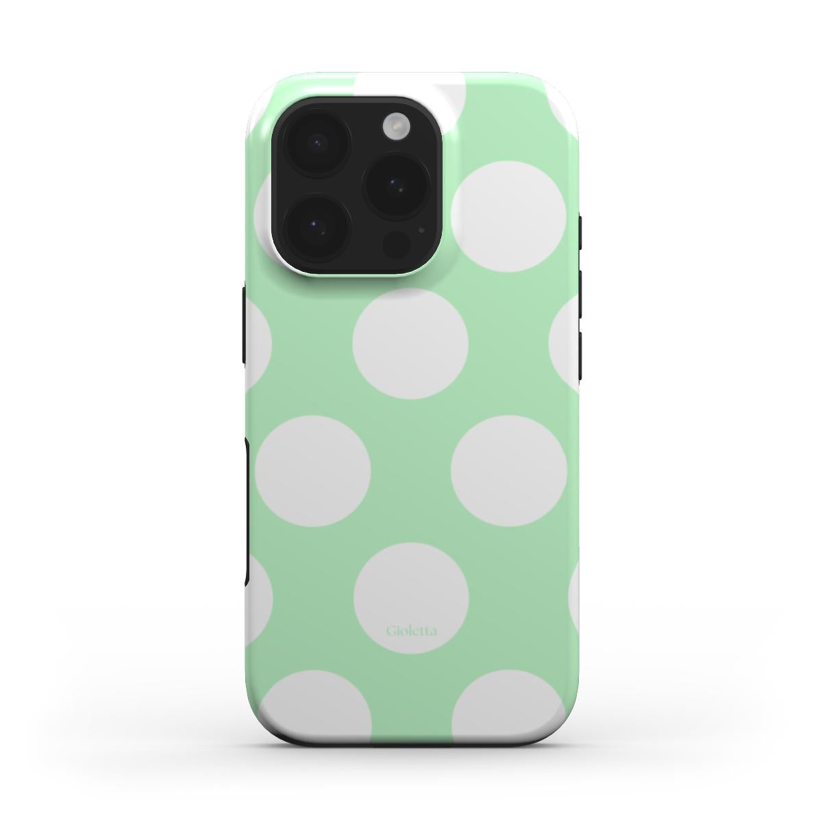 Funda de móvil Tough Case - Mint white dots Podbase