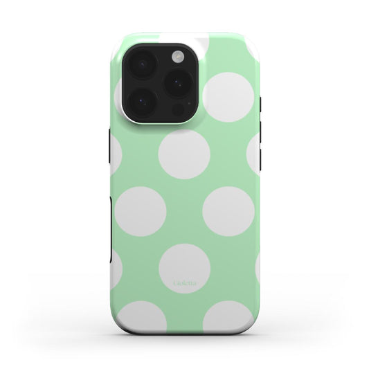 Funda de móvil Tough Case - Mint white dots Podbase