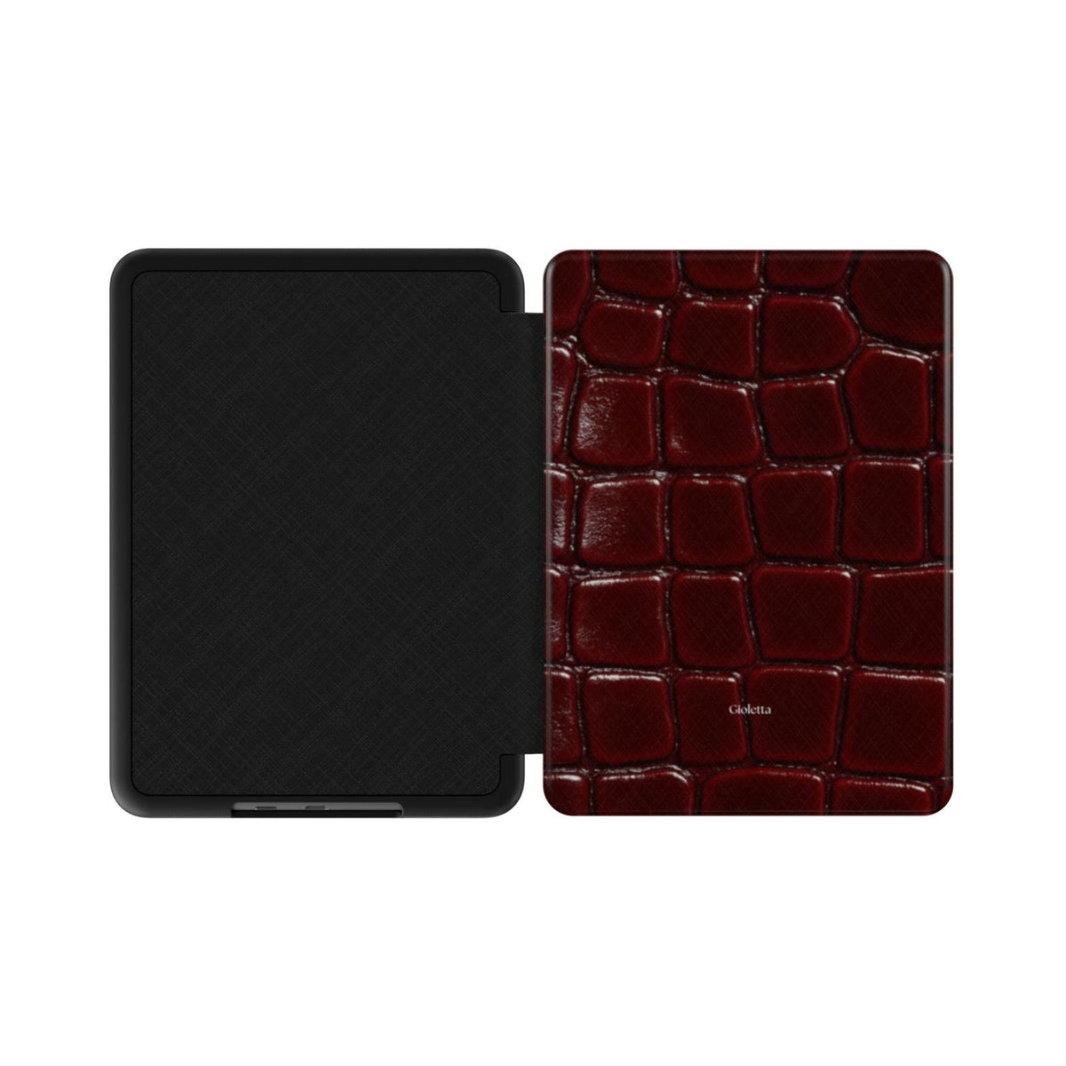 BURGUNDY CROC - Kindle Case Podbase