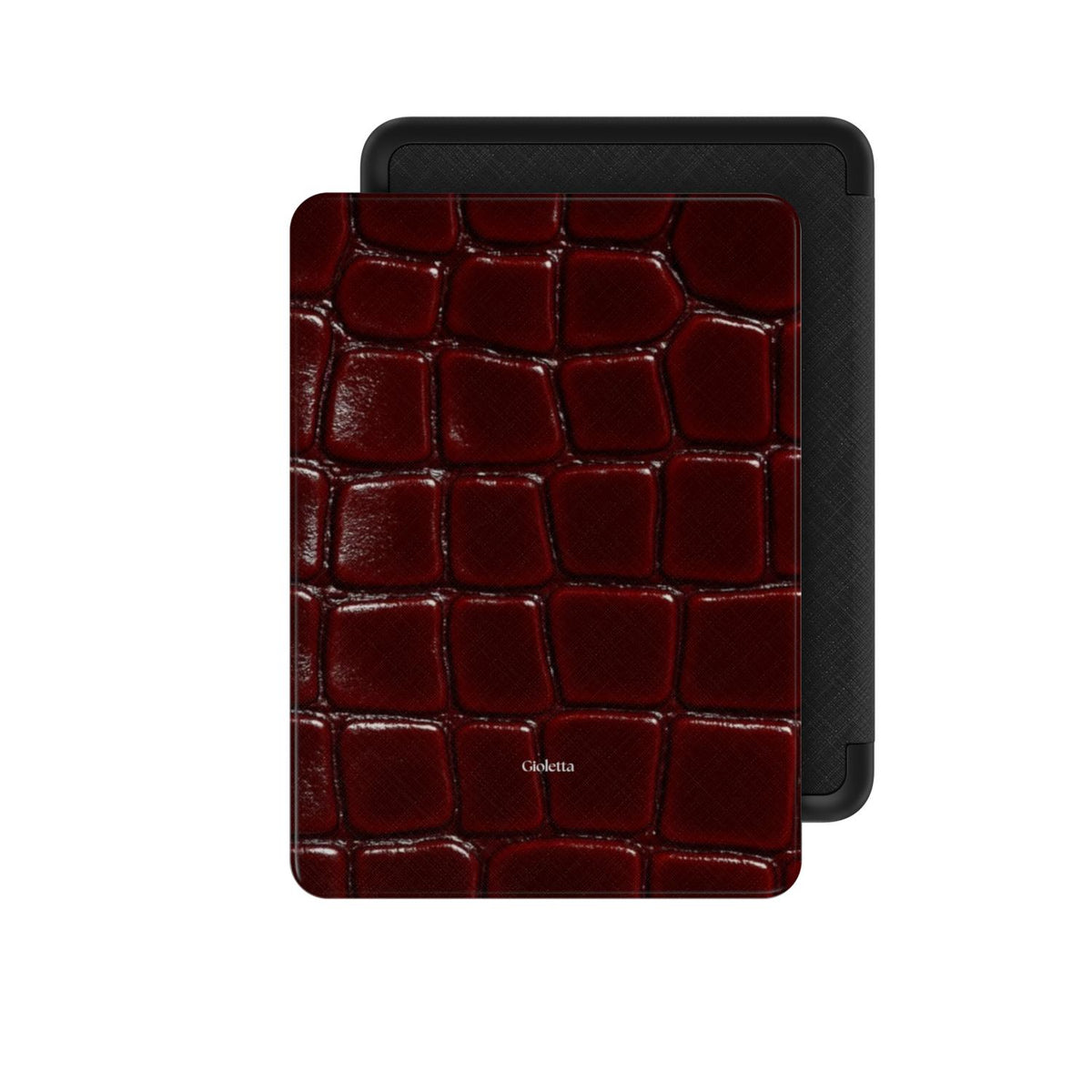BURGUNDY CROC - Kindle Case Podbase
