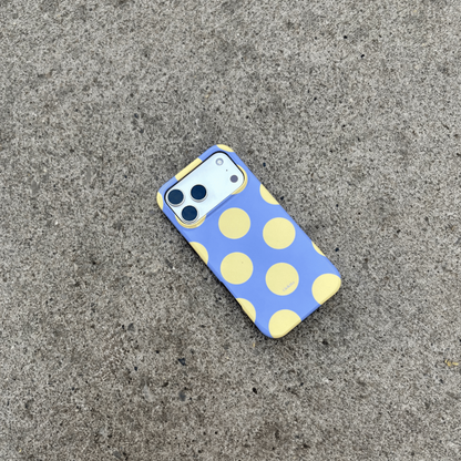 Funda de móvil Tough Case - Dots Butter Yellow Blue Podbase