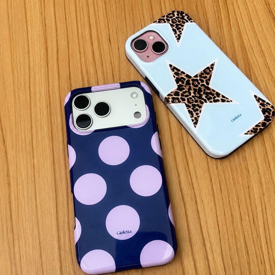 Funda de móvil Tough Case - Baby Blue Animal Print Stars Podbase