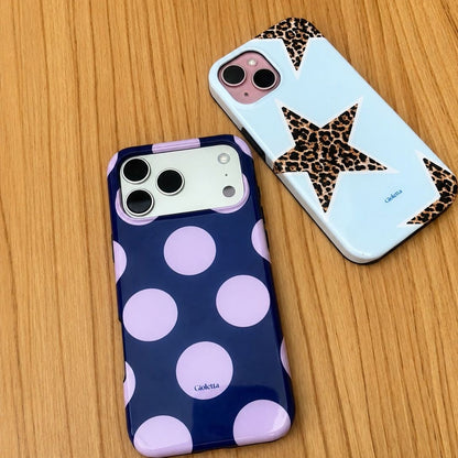 Funda de móvil Tough Case - Baby Blue Animal Print Stars Podbase
