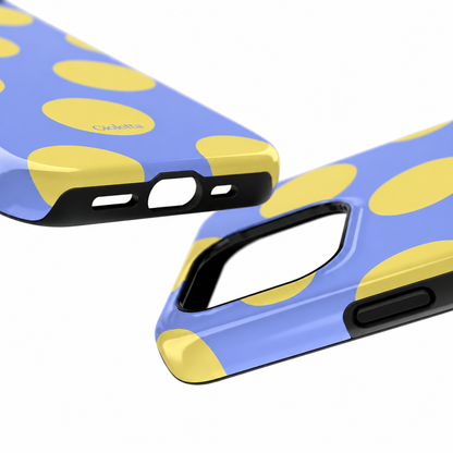 BUTTER YELLOW BIG DOTS Podbase