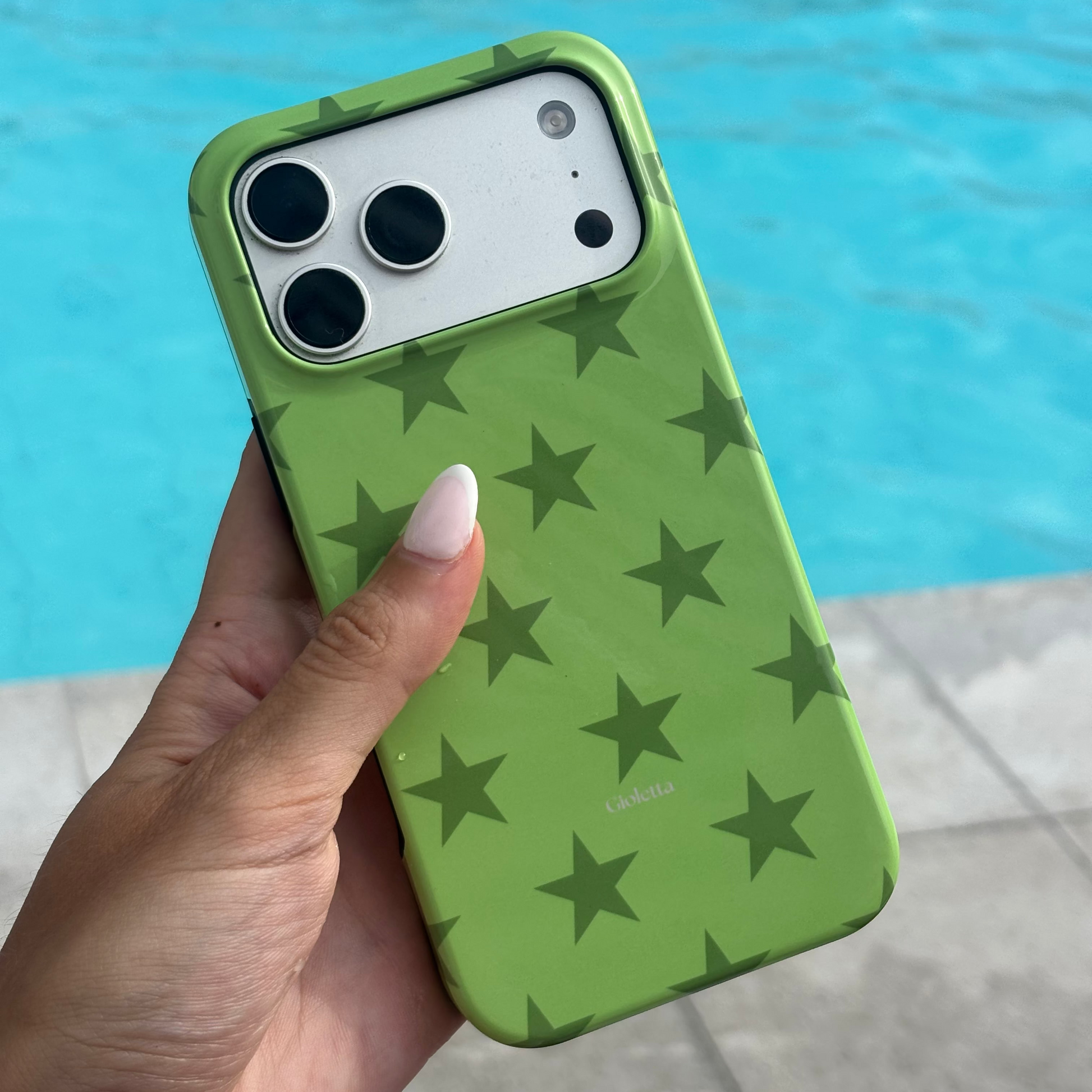 Funda de móvil Tough Case - Green matcha stars Podbase