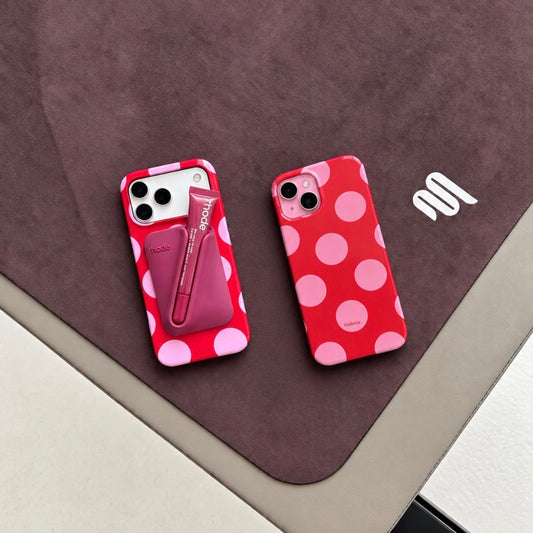 Funda de móvil Magsafe- Red Pink Dots Podbase